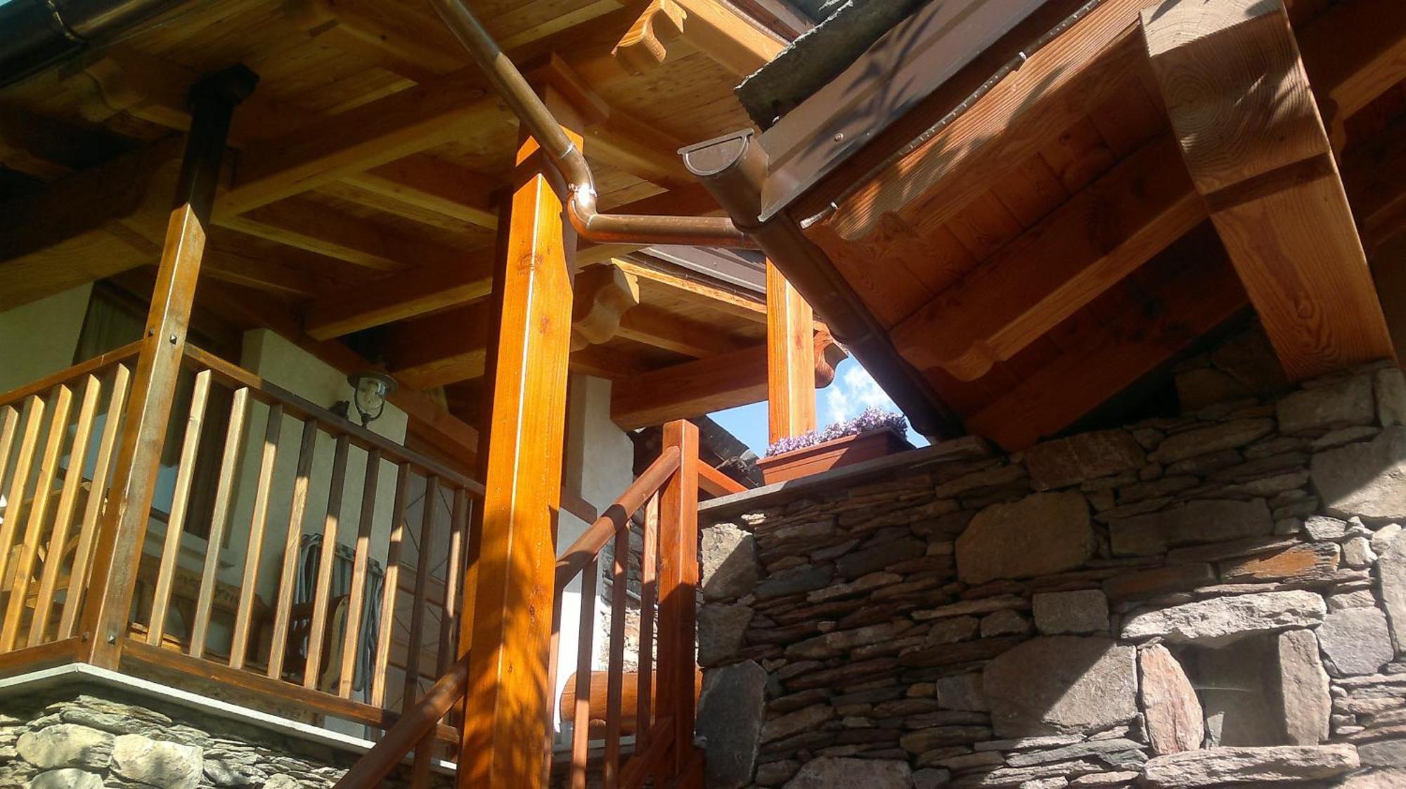 Eco Chalet Maison Dominique Challand-Saint-Anselme Eksteriør bilde