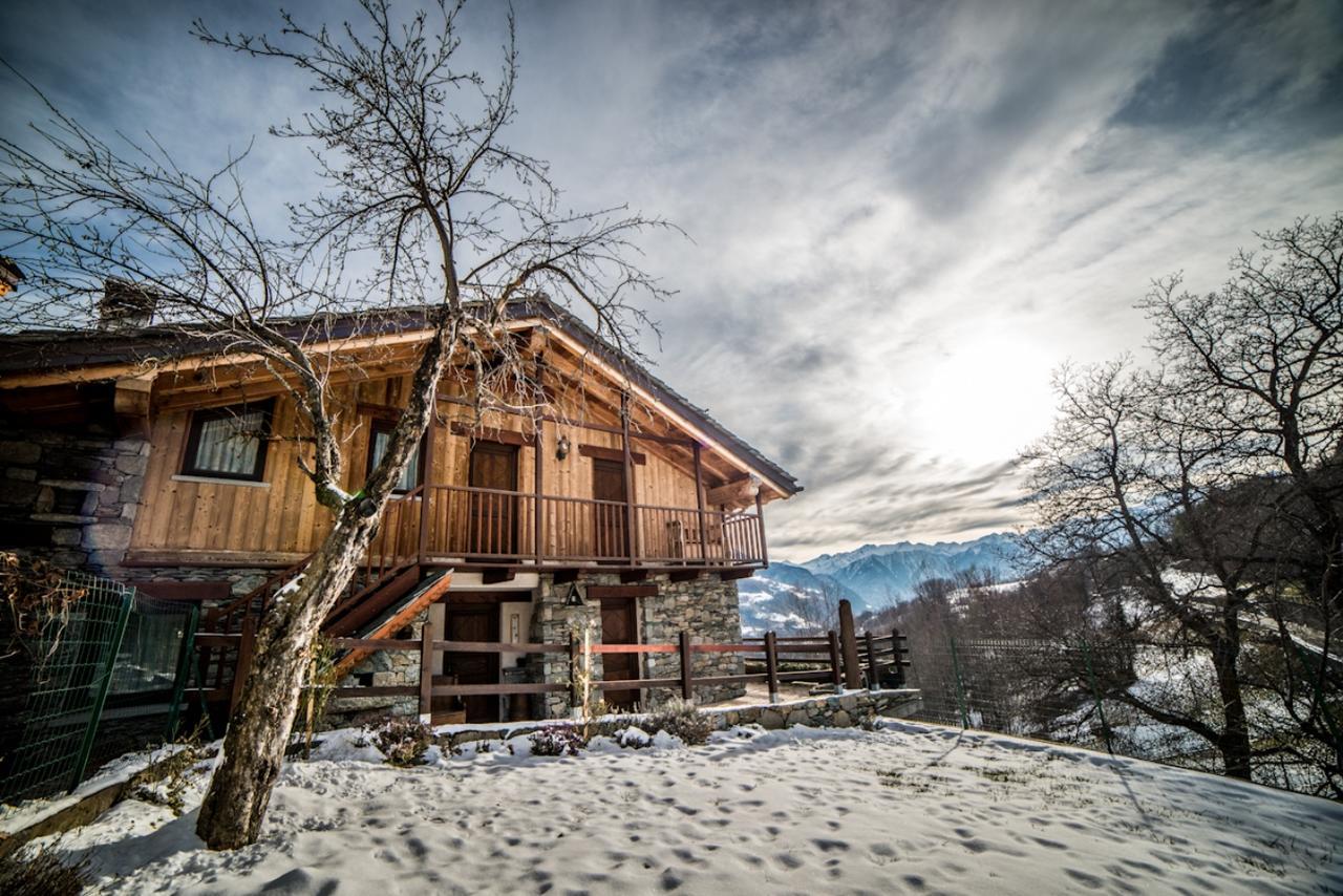 Eco Chalet Maison Dominique Challand-Saint-Anselme Eksteriør bilde